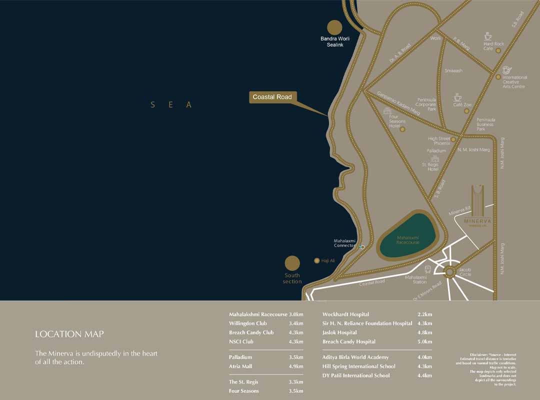 shapoorji pallonji minerva mahalaxmi location map