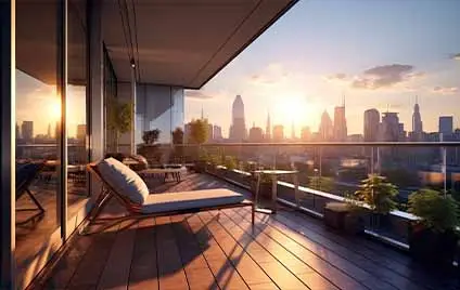 Sun Tanning Deck